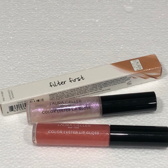 Laura Geller Color Luster Lip Gloss Set With Concealer